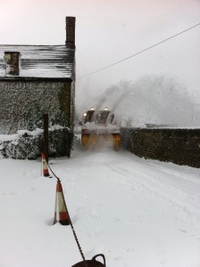 Heights snow blower