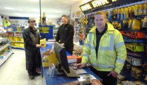 SERVICE WITH A SMILE: Staff at Gatehead Mill