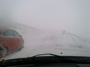 HELP: Conditions worsened and cars got stuck