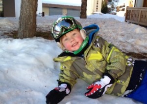 TALENTED: Youngster Lewis is an emerging snowboarding star