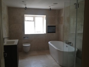 STYLISH: The bathroom refurbishment