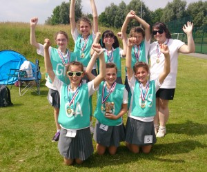 NETBALL...the team from St Chads