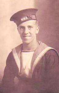 YOUNG SAILOR: Albert Giddens in 1941 YOUNG SAILOR: Albert Giddens in 1941