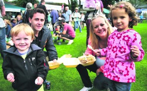 DAY OUT: Families enjoyed the afternoon fair after the declaration and parade