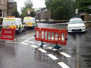 Dobcross crime scene