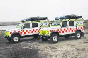 p6 OMRT land rovers