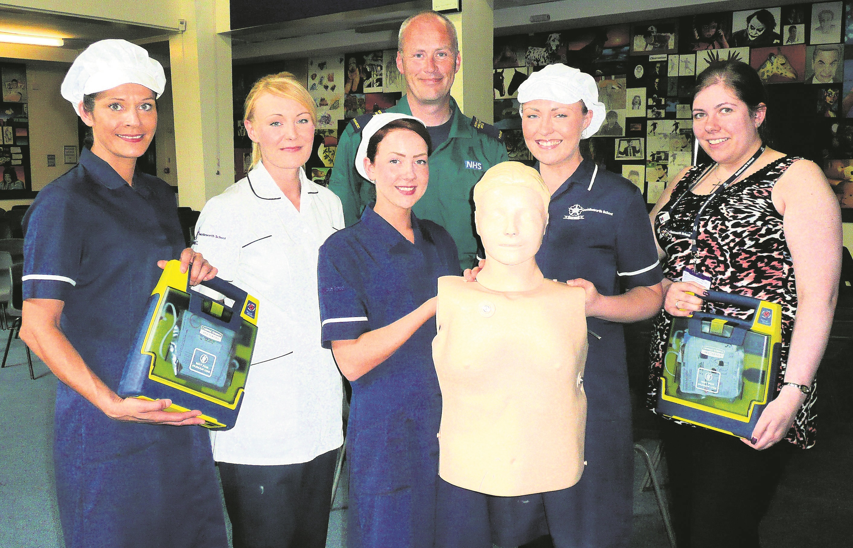 p5 sadd school defib
