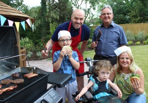 Simon Rimmer Big BBQ launch at Francis House Ollerenshaw family