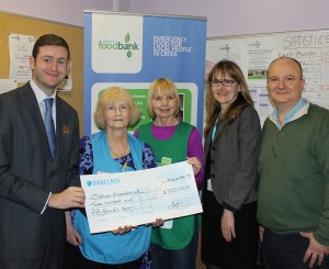 Foodbank cheque pre#3D2CB55