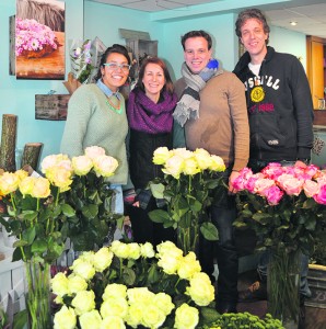 Jodie and Vicky with Rick and Peter