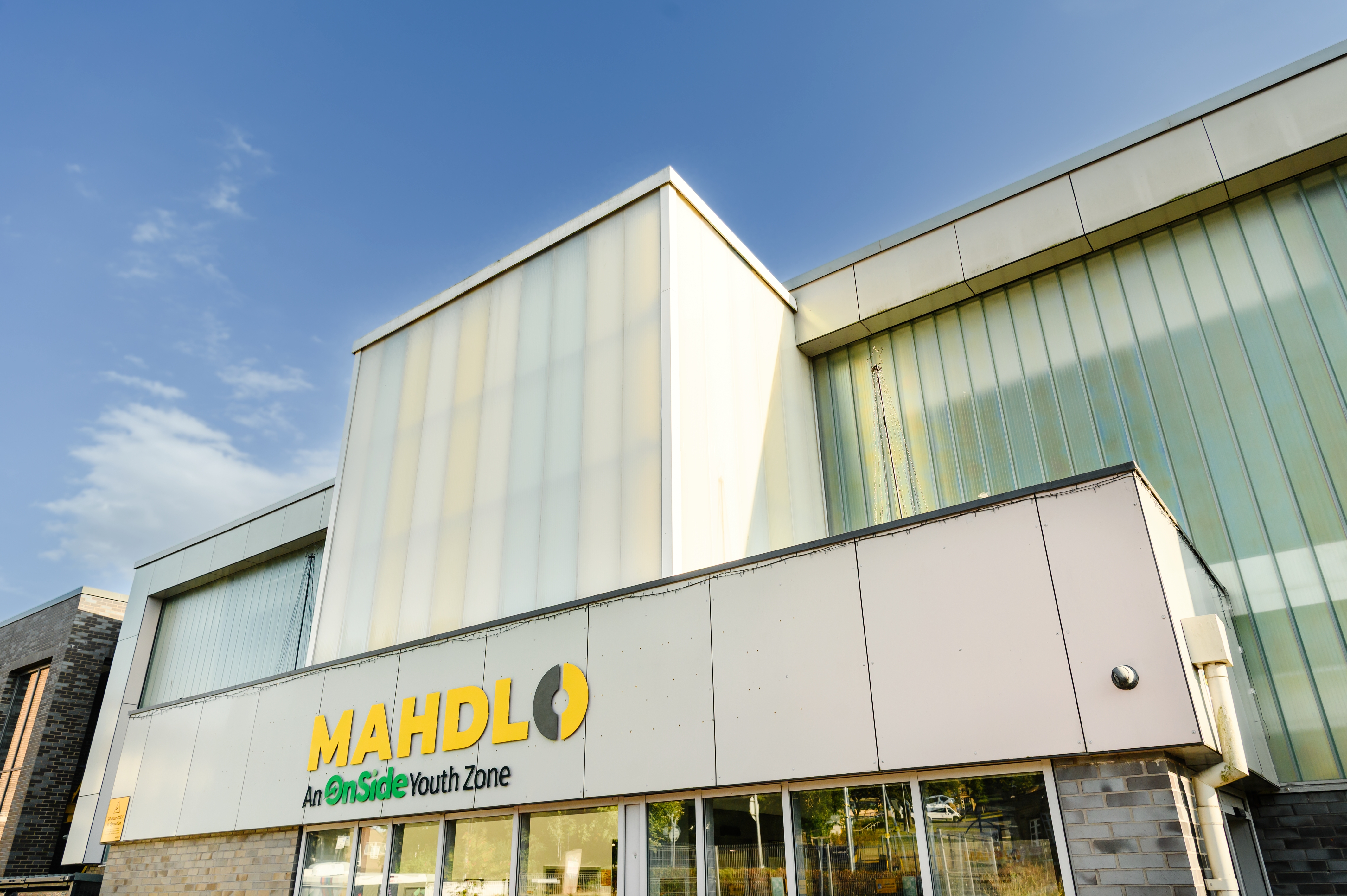Exterior of Mahdlo Youth Zone