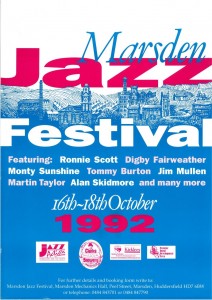 Marsden Jazz Festival Poster 1992