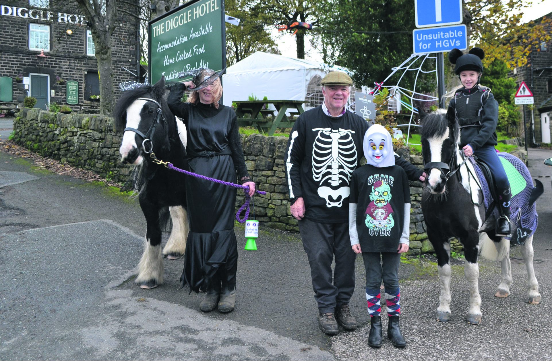 Saddleworth RDA saddle up for sponsored Halloween ride - Saddleworth ...