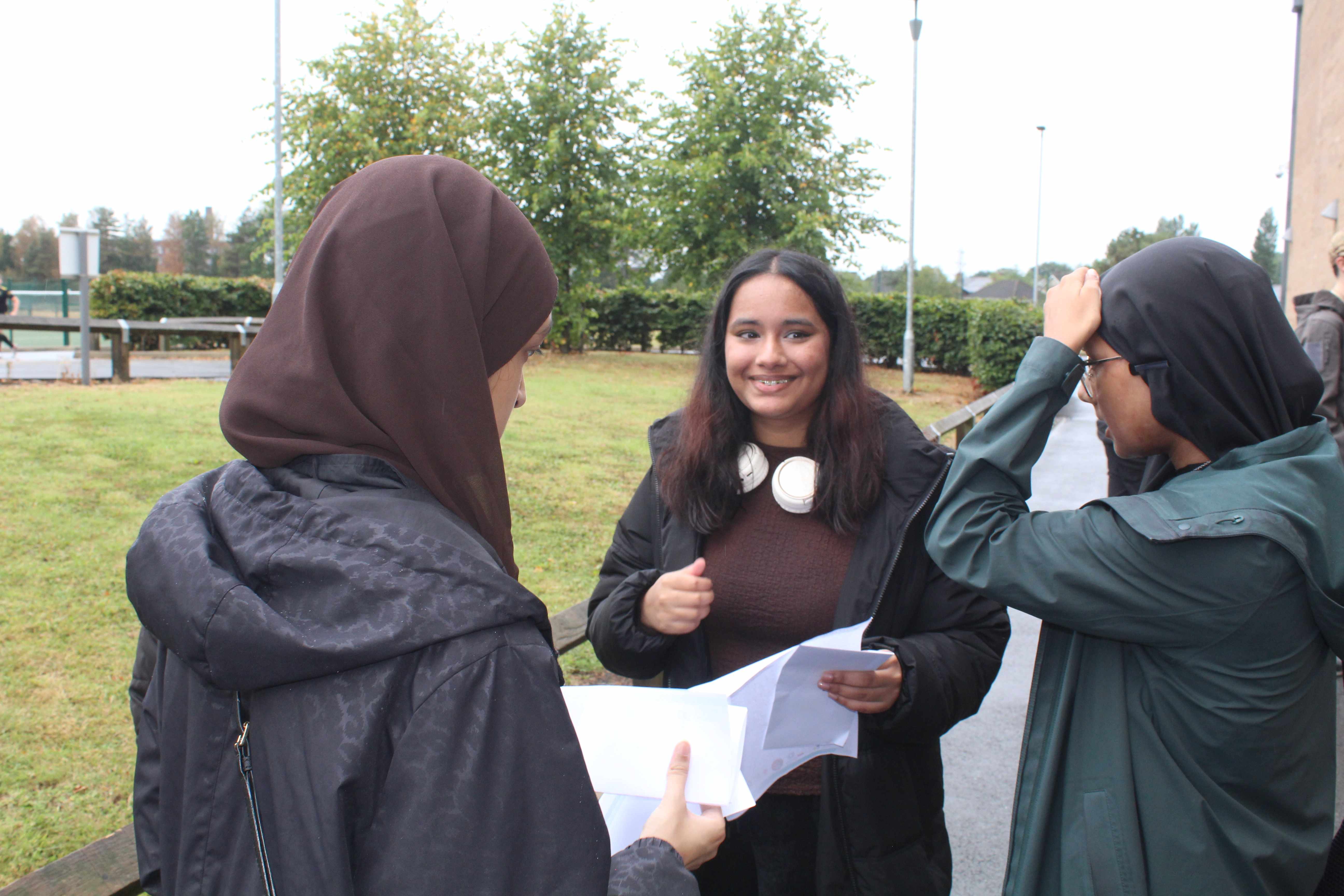 Students from E-ACT Royton & Crompton Academy discovered their GCSE results on Thursday