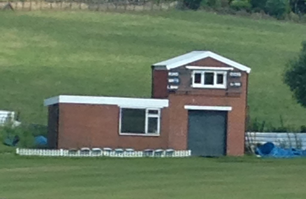 p14 IDTB Score board, Delph & Dobcross cricket