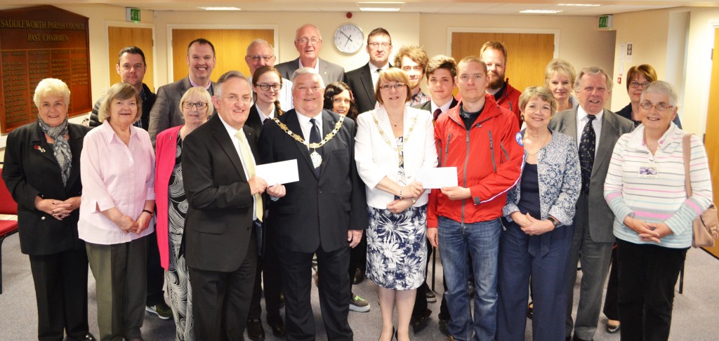 p15 chairman cheque presentation