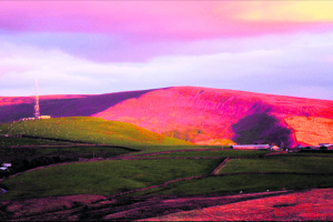 p8 cyril fogg AUTUMN EVENING LIGHT ON HEATHER COVERED ALPHIN PIKE RS