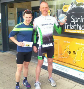 sport triathlon kyle clegg and martin cain